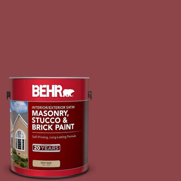 BEHR 1 gal. #MQ1-09 Haute Couture Satin Interior/Exterior Masonry, Stucco and Brick Paint