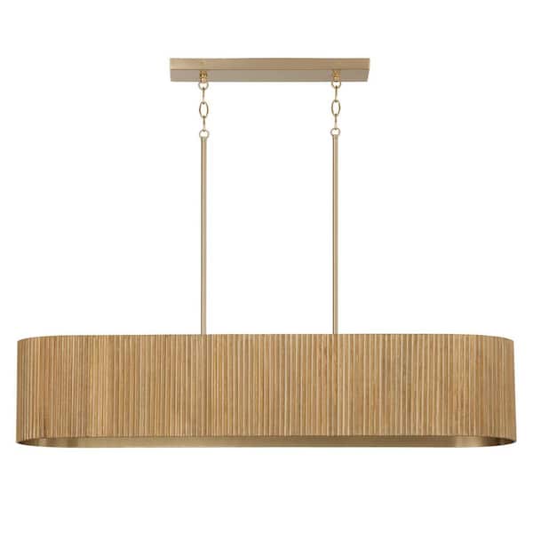 Capital Lighting Fixture Company Donovan 5-Light Matte Brass and