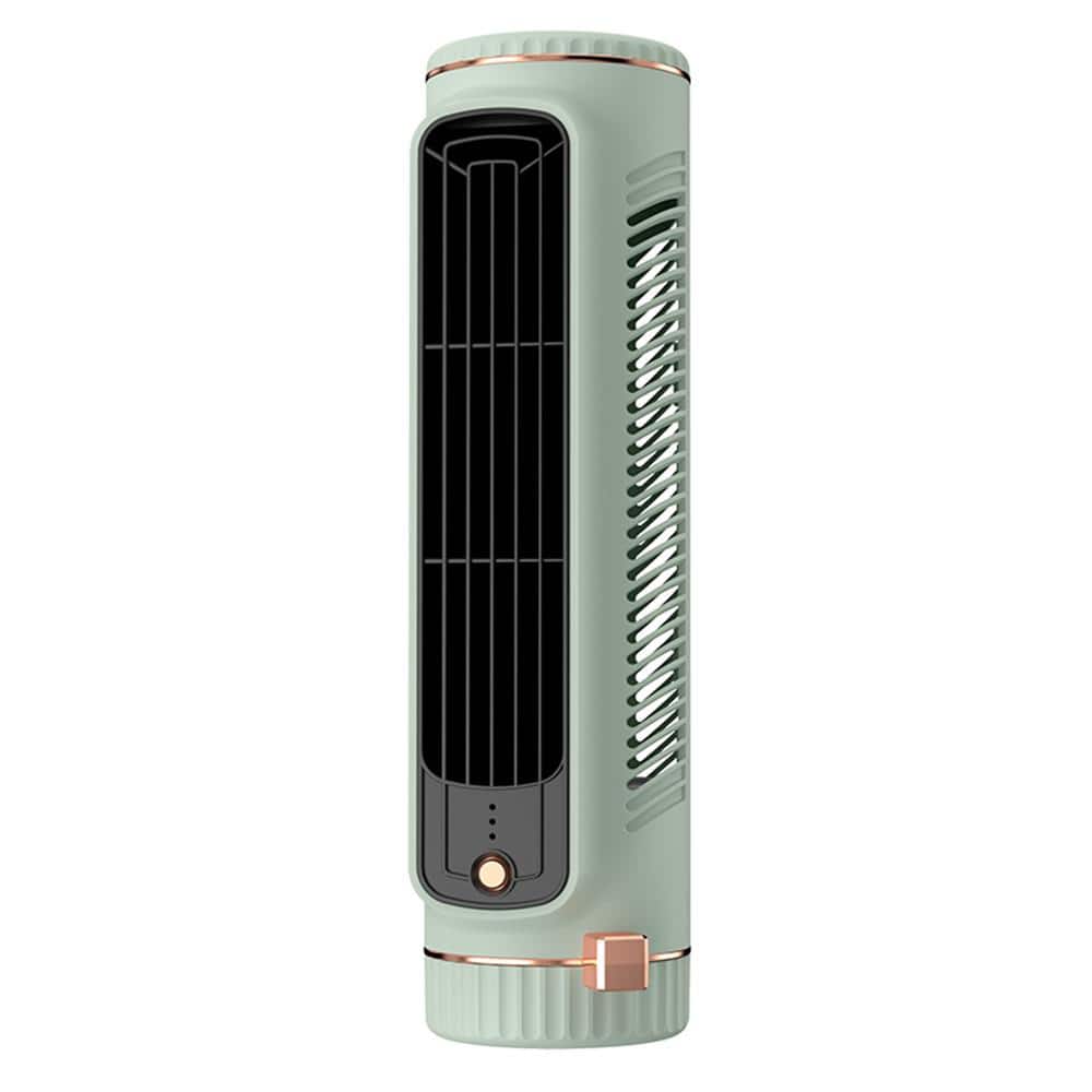 Desktop tower fan, durable brushless motor, bladeless design, adjustable angle, ultra-quiet, 1200 mA, 3 speeds, Green price history on PriceWatchPro
