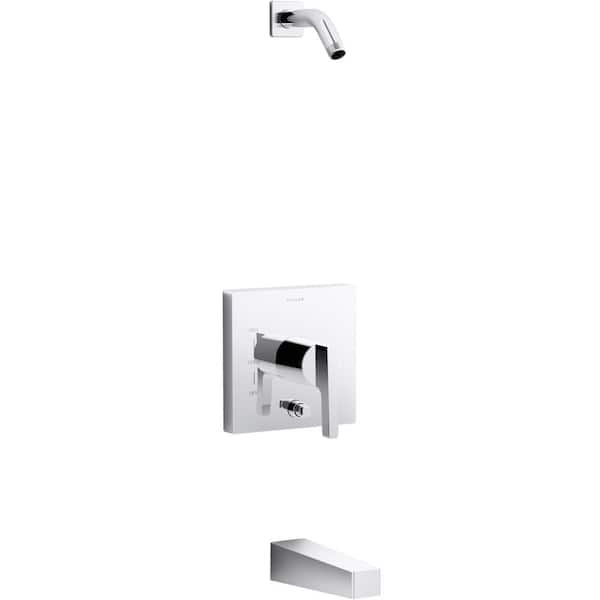 KOHLER Honesty 1-Handle Tub and Shower Trim Kit in Polished Chrome (Valve Not Included)