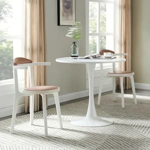 CLIFT White Dining Room Round Dining Table