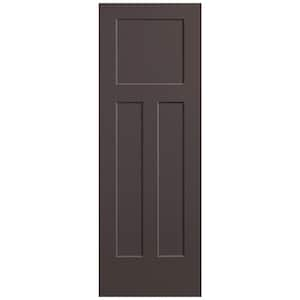 28 in. x 80 in. 3-Panel Winslow Single Bore Hollow Core Willow Wood Molded Composite Interior Door Slab