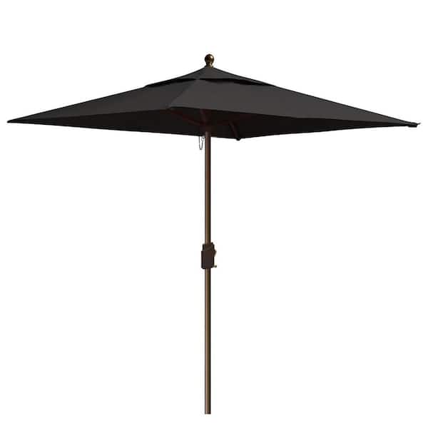 6 ft patio crank umbrellas san diego Outdoor Steel Striped Market Umbrella w/ Tilt, Lift foot diameter umbrella 6 ft. Steel Crank Lift