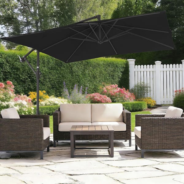 9.8' eastlake tilt offset patio umbrella by broyhill Backyard Expressions 9 ft with P ush Button Tilt,Apple Green Replacement Westminster Teak Umbrella needed summer shade SKY7433:0-0-317-0 colors:Yellow