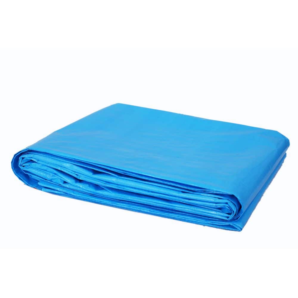 11ft x 15ft Light Blue Light Duty Tarp 70001 - The Home Depot