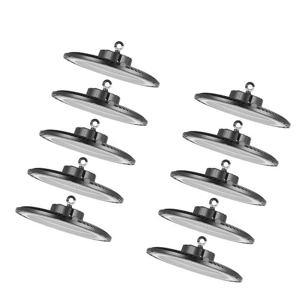 10-Pack LED High Bay Lights, 150W 21000LM Bright UFO LED Lights, 6000K Cool White, IP65 Waterproof for Warehouse