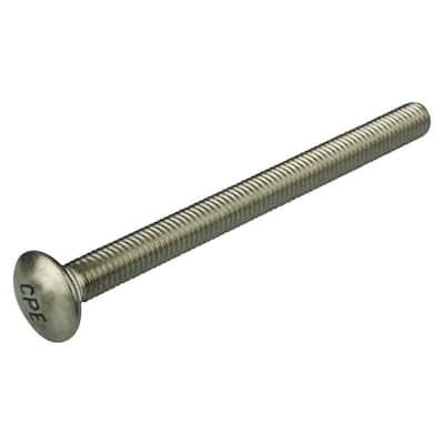 Full Thread, Round Domed Head Square Neck Carriage Bolt 10 PCS 5/16-18 x 2-1/2 1/2 to 3 Lengths Available Grade 8.8 304 Stainless Steel 18-8 