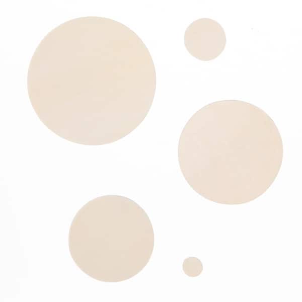 Darice Assorted Wooden Circle Shapes in Unfinished Wood (21-Piece)