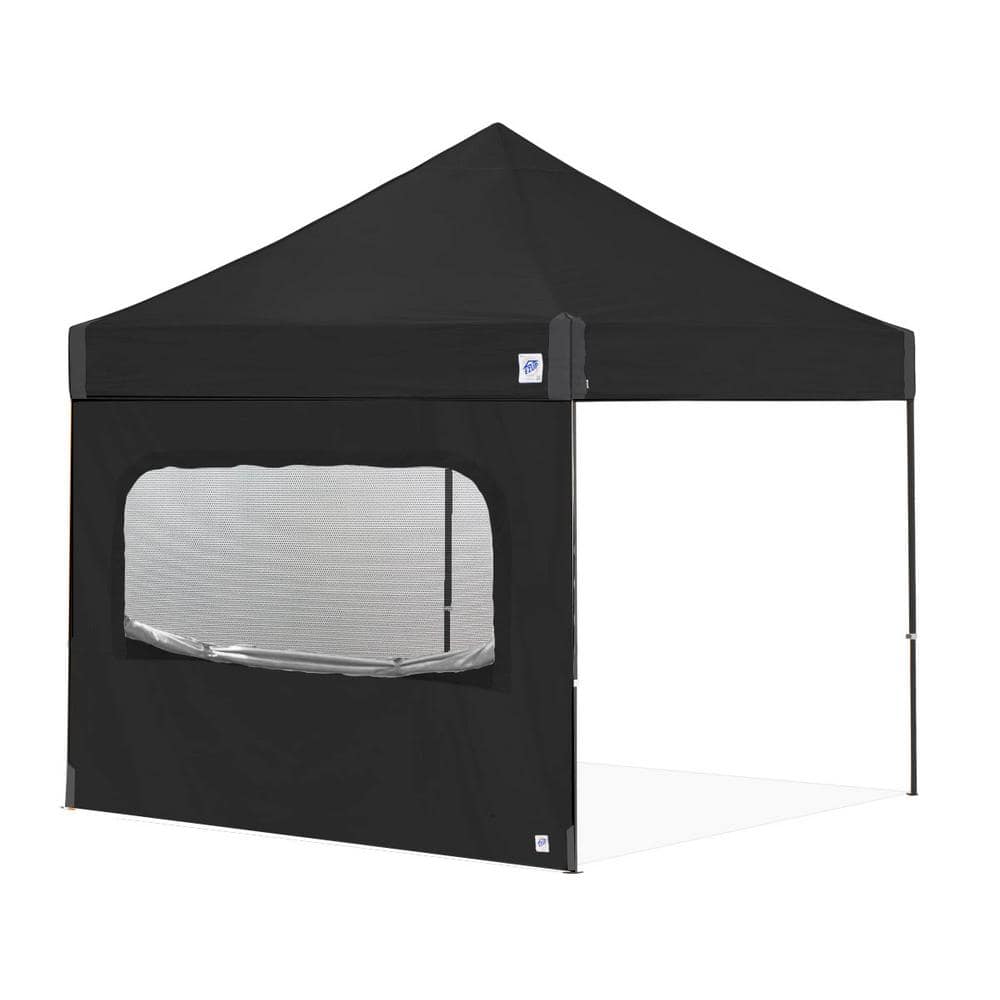 10 ft. Black Mesh Window Canopy Sidewall