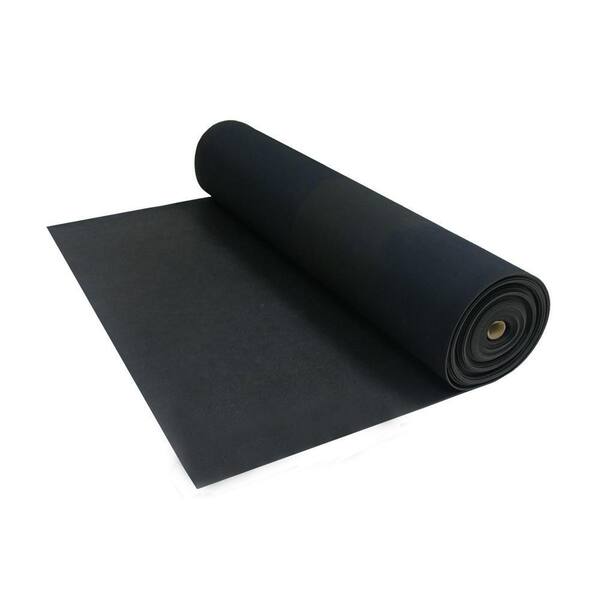 Tuff-Trac Multi-Purpose Rubber Mat - 1/4 x 40 x 96 - Extreme Heavy-Duty  1/4 Thick Recycled Rubber Mat for Indoor or Outdoor, Great for Workshops