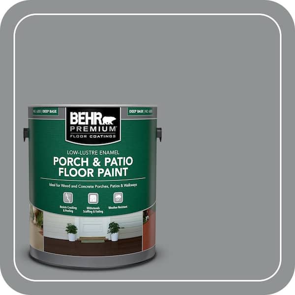 1 gal. #770F-4 Gray Area Low-Lustre Enamel Interior/Exterior Porch and Patio Floor Paint