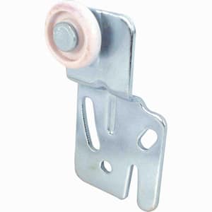 Front Closet Door Roller with 1/4 in. Offset and 7/8 in. Nylon Wheel,(2-pack)