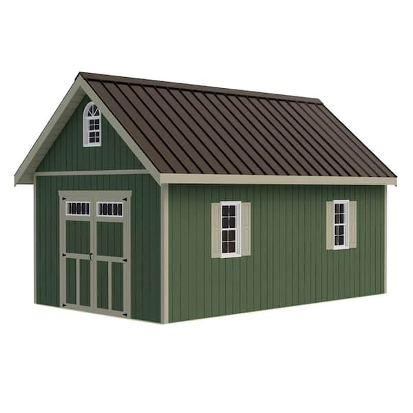 Best Barns Springfield 12 ft. x 20 ft. Wood Storage Shed Kit without Floor