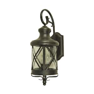 Taysom 4-Light Oil-Rubbed Bronze Outdoor Wall Lantern Sconce