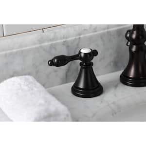 Tudor 8 in. Widespread 2-Handle Bathroom Faucet in Oil Rubbed Bronze