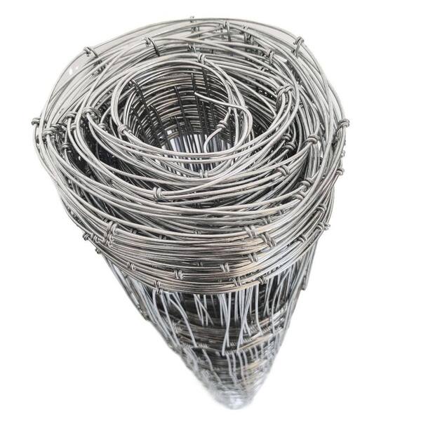 Unbranded - 4 ft. x 164 ft. 14 Gauge Galvanized Heavy Metal Wire Fence Snake Fencing Deer Fence Goat Fence