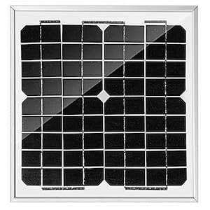 10-Watt 12-Volt Mono Solar Panel, Compatible with Portable Chest Fridge Freezer Cooler