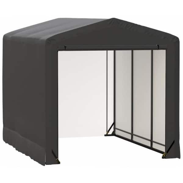 Sheltertube 10 ft. x 14 ft. x 10 ft. Storage Garage in Gray