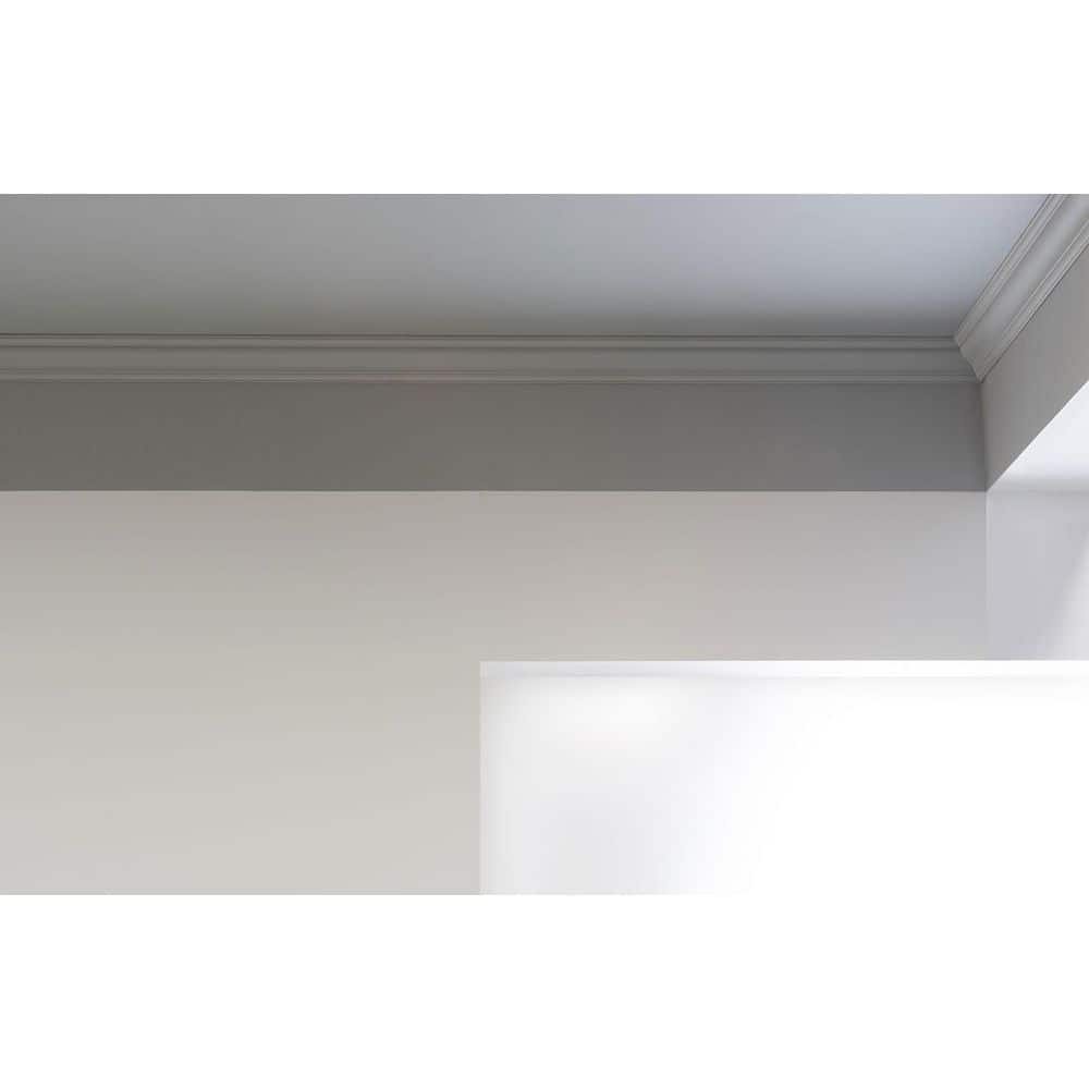 Primed White Polystyrene Crown Moulding Set of 4