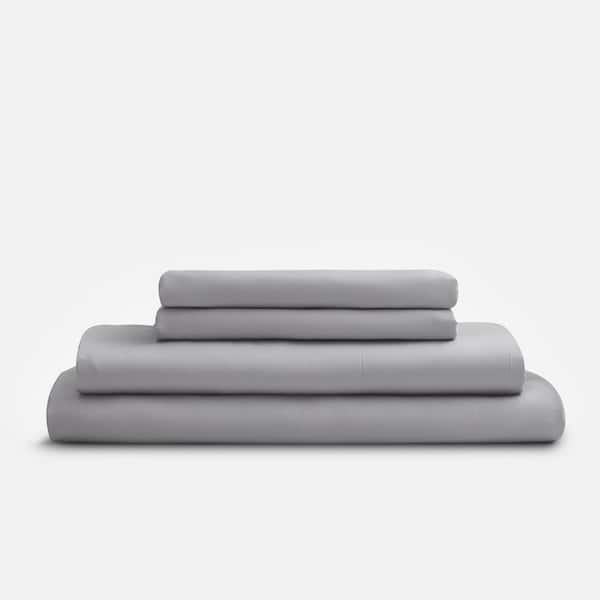 SIJO 4-Piece Dove Tencel Lyocell Twin Sheet Set