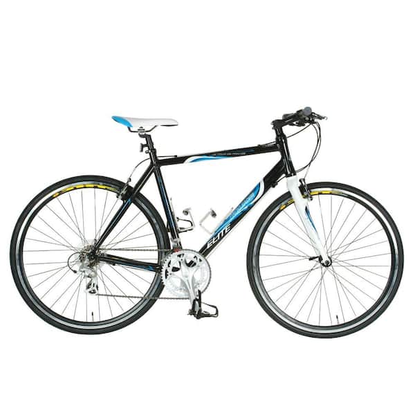 Tour de France Packleader Elite Fitness Bicycle, 700c Wheels, Men's Bike, 43 cm Frame in Black