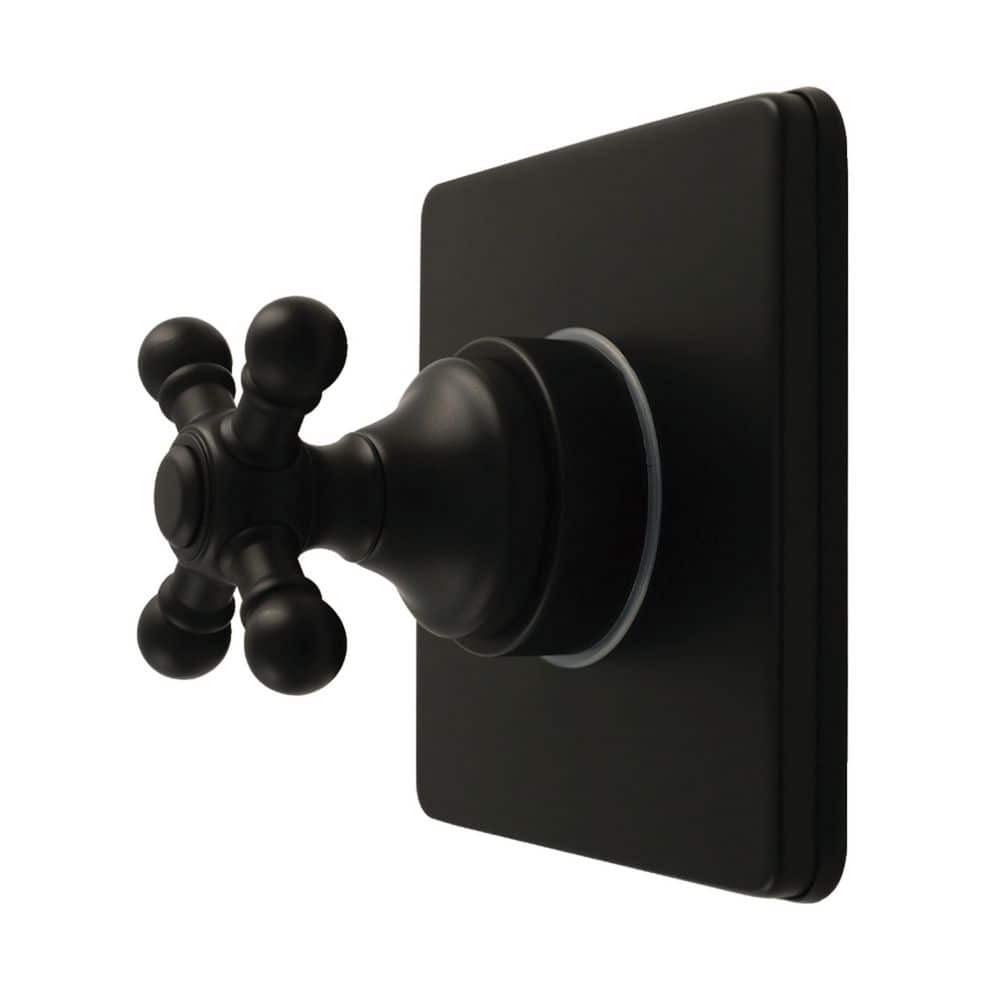 Metropolitan 3/4 in. Single-Handle 1-Hole Wall Mount 6-Way Diverter Valve with Trim Kit in Matte Black price history on PriceWatchPro