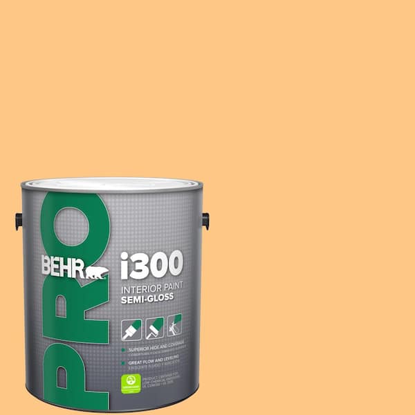 1 gal. #P240-4 Mango Tango Semi-Gloss Interior Paint