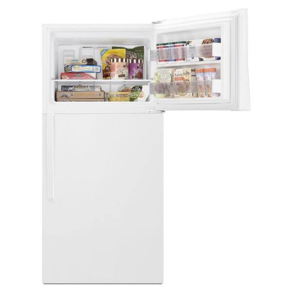 Whirlpool 18.2 cu. ft. Top Freezer Refrigerator in White WRT318FZDW - The  Home Depot