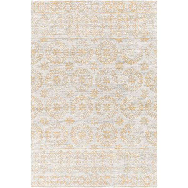 Artistic Weavers Prosper Beige/White 5 ft. x 7 ft. Indoor Machine-Washable Area Rug