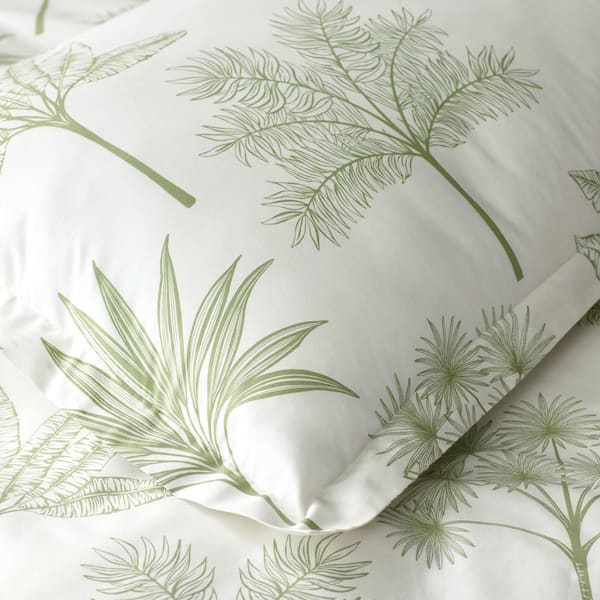 Company Cotton Tulum Forest Botanical Cotton Percale Pillowcase