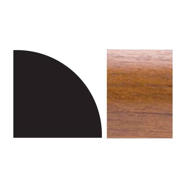 5111 5/8 in. x 5/8 in. x 8 ft. PVC Quarter Round Molding Gunstock