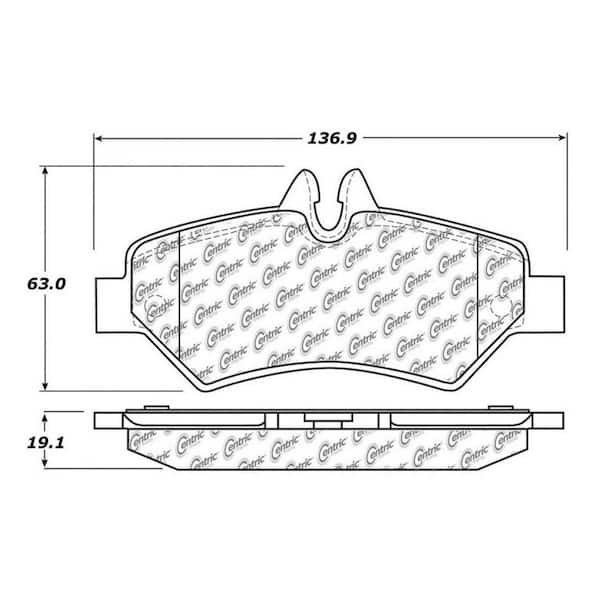 Centric Parts Disc Brake Pad Set