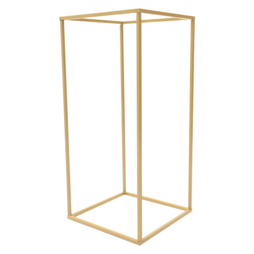 Juvale 6-pack Gold Metal Hinged Plant Stand Set With Glass Test