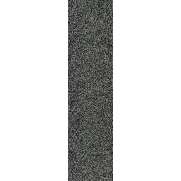 FLOORIGAMI Carpet Diem Gray Residential 9 in. x 36 Peel and Stick Carpet Tile (8 Tiles/Case)18 sq. ft.