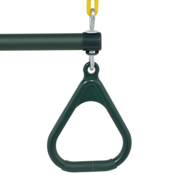 Trapeze Bar with Ring in Green Gorilla Playset Accessories 17 in 