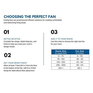 AirPro 52 in. Indoor or Outdoor Antique Bronze Tropical Ceiling Fan with Palm Leaf Blades