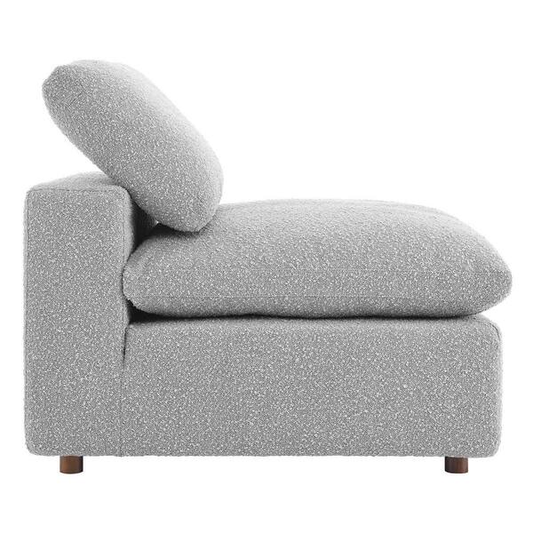 MODWAY Commix Down Filled Overstuffed Boucle Fabric Armless