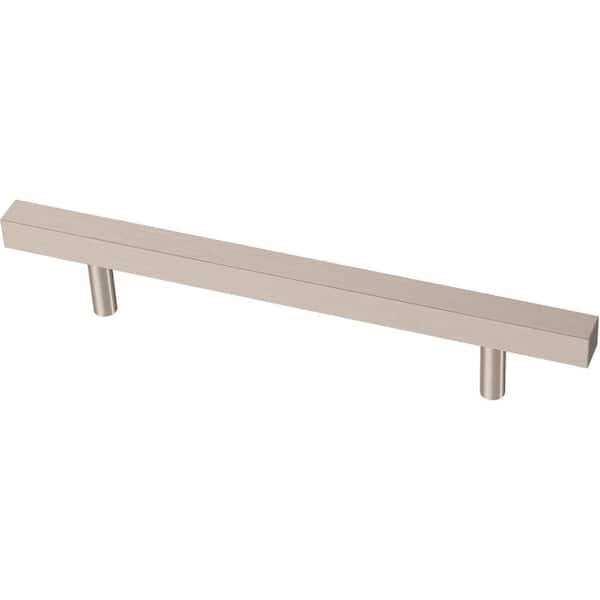 Liberty Square Bar 5-1/16 in. (128 mm) Satin Nickel Cabinet Drawer Pull