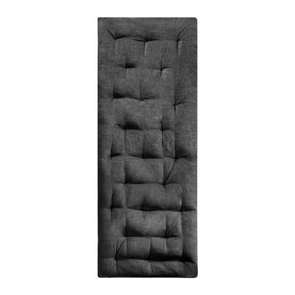 Intelligent Design Arwen Charcoal 74 in. x 27 in. Throw Pillow