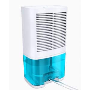 0.53 Gal. Dehumidifier 650 sq. ft. Small Portable Ultra Quiet with Drain Hose for Bathroom Bedroom RV