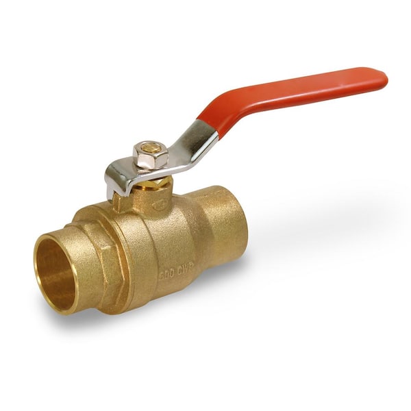 The Plumber's Choice Premium Brass Gas Ball Valve, with 3 in. SWT Connections