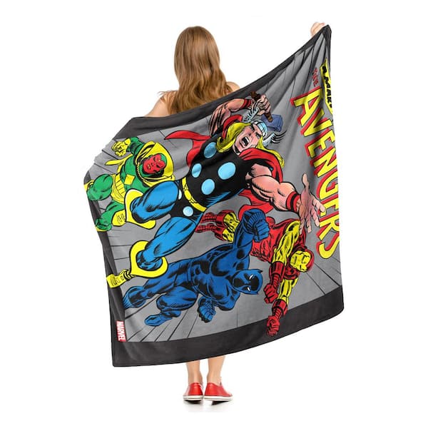 Marvel Comics Masterwork Silk Touch Multi-Colored Throw Blanket