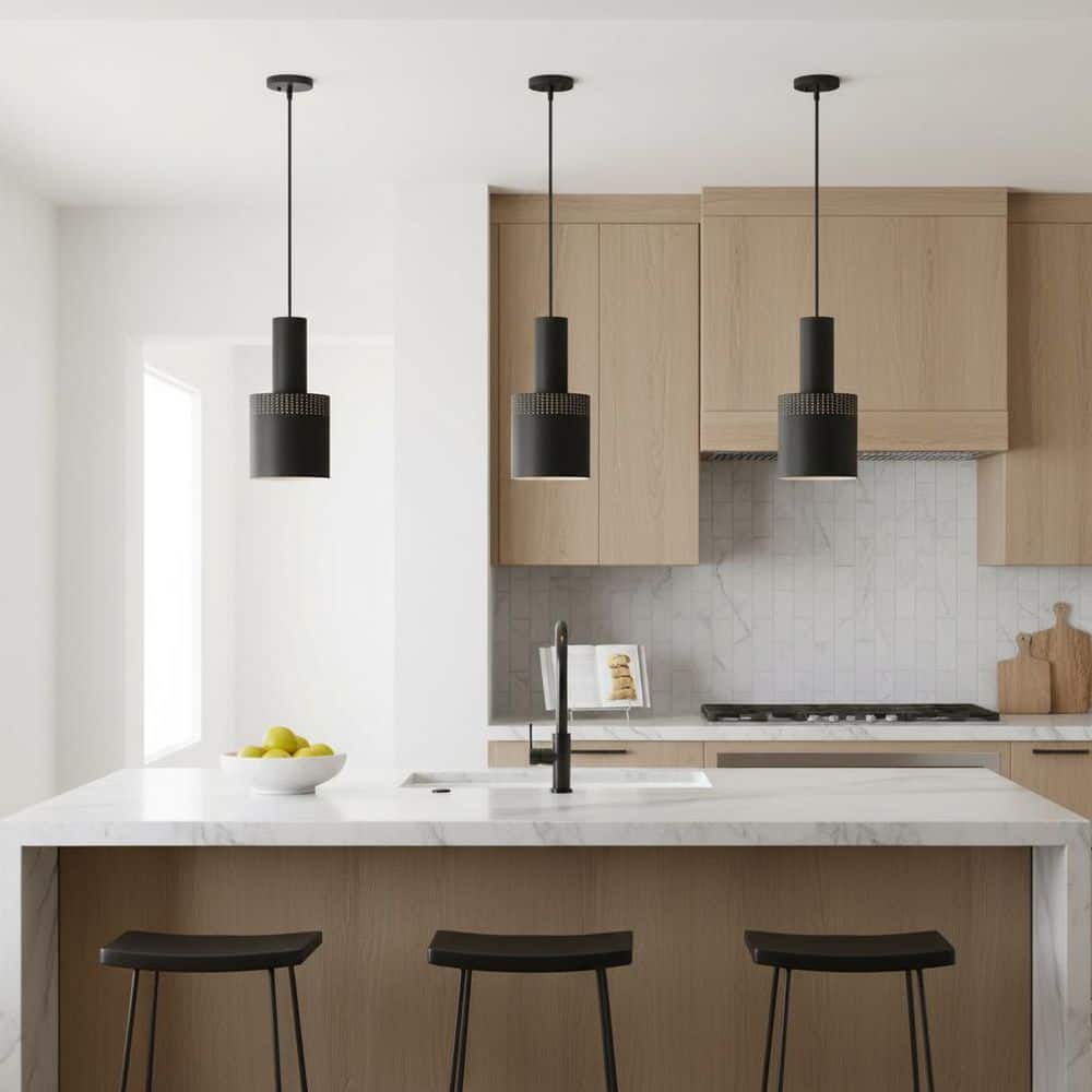 Casey 1-Light Black Pendant Light price history on PriceWatchPro