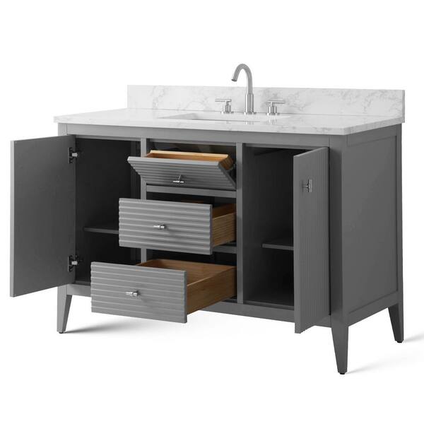 Vanity Art 48 in. W x 22 in D x 38 in. H Single Sink Bath Vanity
