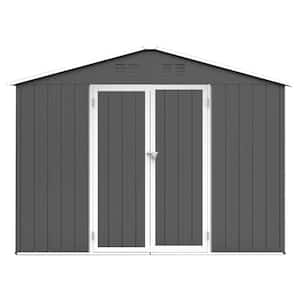 Installed 10 ft. W x 8 ft. D Metal Shed with Double Door (80 sq. ft.)