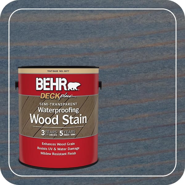 1 gal. #ST-107 Wedgewood Semi-Transparent Waterproofing Exterior Wood Stain