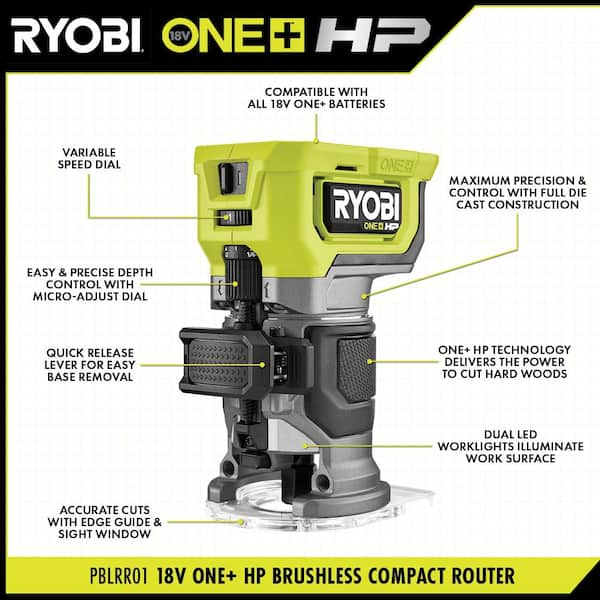 Ryobi one plus router sale