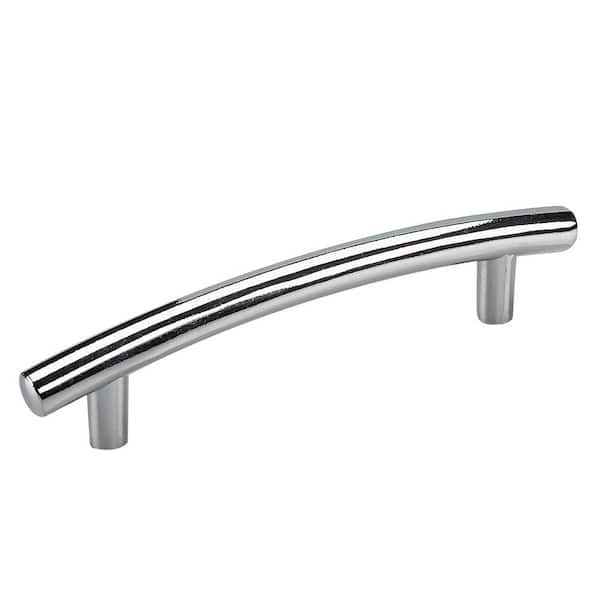 Richelieu Hardware Nimes Collection 3 3/4 in. (96 mm) Chrome Traditional Cabinet Bar Pull