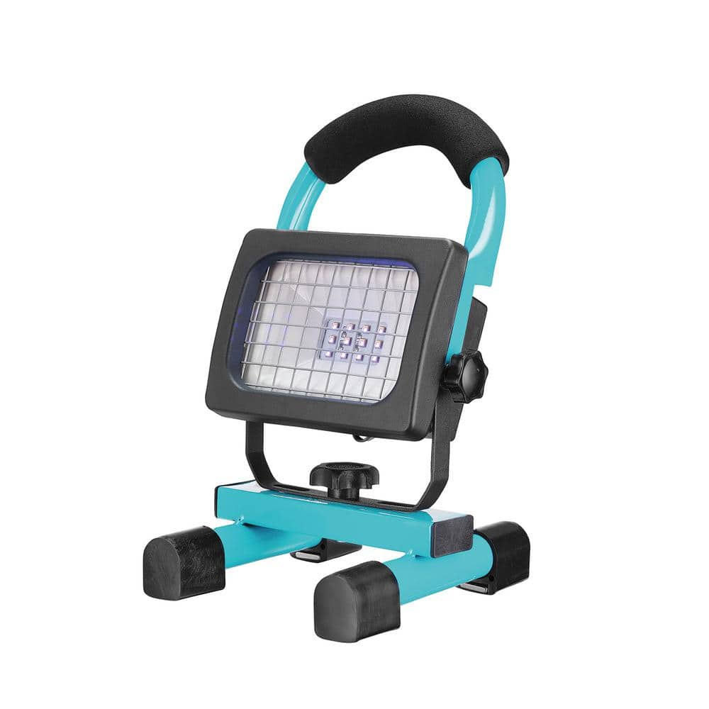 globe portable led work light with bluetooth speaker