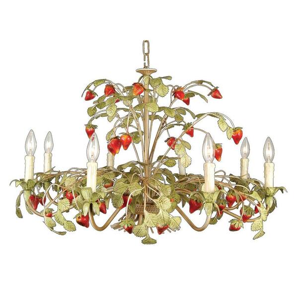 Filament Design Xavier 8-Light Strawberry Chandelier